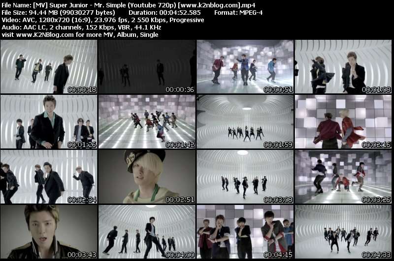 Super Junior - Mr. Simple MV Thumbnail
